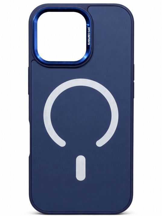 İPhone 16 Pro Uyumlu Lacivert MagSafe Kılıf