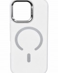 İPhone 16 Pro Max Uyumlu Beyaz MagSafe Kılıf
