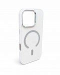 İPhone 16 Pro Max Uyumlu Beyaz MagSafe Kılıf