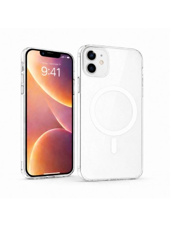 iPhone 11 Uyumlu Sararmaz Şeffaf MagSafe Animasyonlu Kılıf