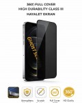iPhone 14 Pro Max Hayalet Cam Ekran Koruyucu 6D (360° Full Cover)