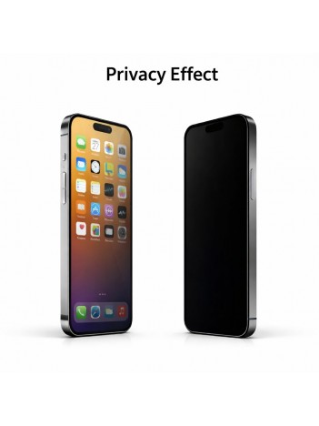 iPhone 14 Pro Hayalet Cam Ekran Koruyucu 6D (360° Full Cover)