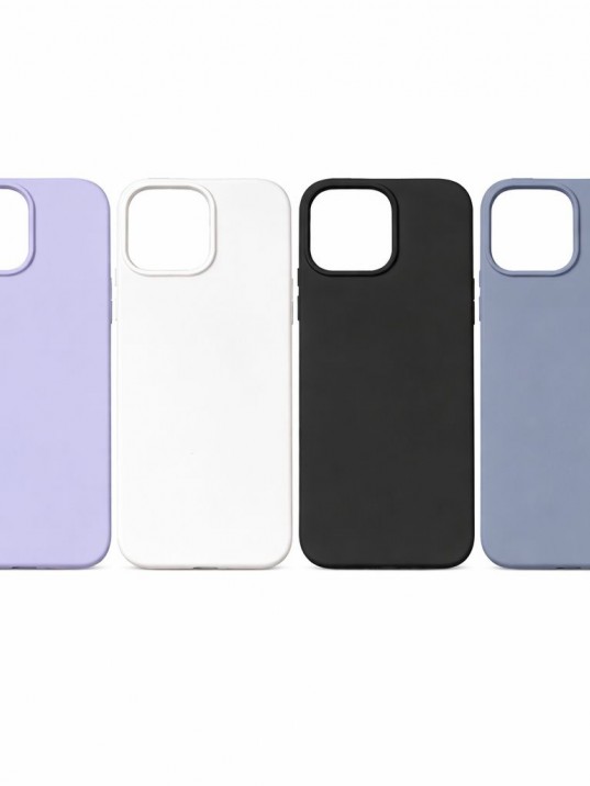 iPhone 14 Pro Max Lansman Silikon Kılıf - Lila