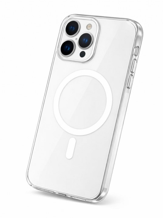 iPhone 16 Pro Uyumlu Sararmaz Şeffaf MagSafe Animasyonlu Kılıf