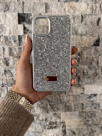 İPhone 11 Swarovski  Silver Taşlı Kılıf