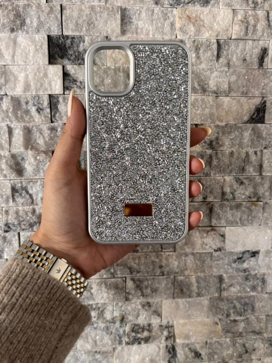İPhone 11 Swarovski  Silver Taşlı Kılıf