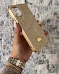 İPhone 11 Swarovski Gold Taşlı Kılıf