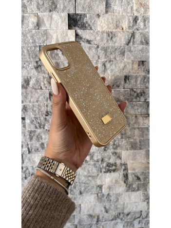 İPhone 11 Swarovski Gold Taşlı Kılıf