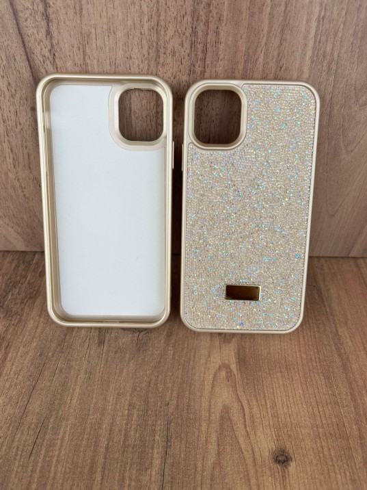 İPhone 11 Swarovski Gold Taşlı Kılıf