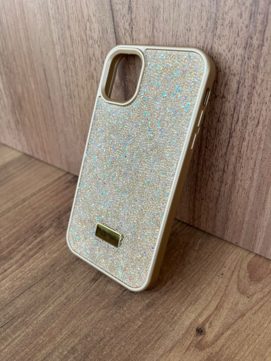 İPhone 11 Swarovski Gold Taşlı Kılıf