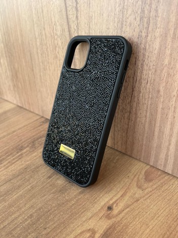 İPhone 11 Swarovski Siyah Taşlı Kılıf