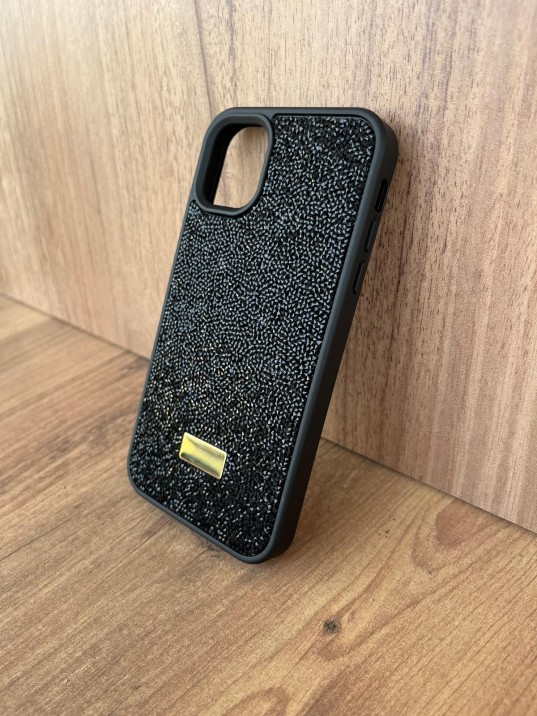 İPhone 11 Swarovski Siyah Taşlı Kılıf
