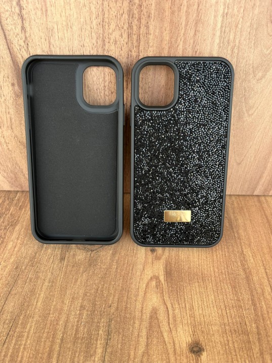 İPhone 11 Swarovski Siyah Taşlı Kılıf