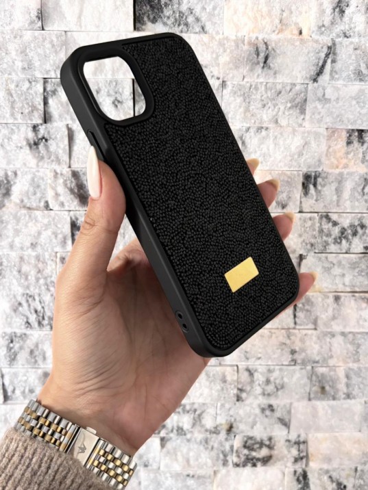 İPhone 11 Swarovski Siyah Taşlı Kılıf