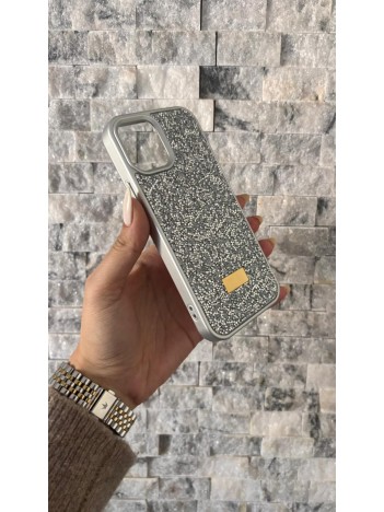 İPhone 12/12 Pro Swarovski Silver Taşlı Kılıf