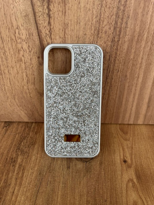 İPhone 12/12Pro Swarovski Silver Taşlı Kılıf
