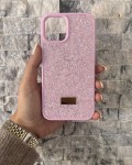 İPhone 12/12 Pro Swarovski Pembe Taşlı Kılıf