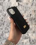 İPhone 13/14 Swarovski SiyahTaşlı Kılıf