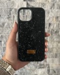 İPhone 13/14 Swarovski SiyahTaşlı Kılıf