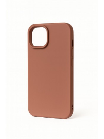 İPhone 15 Lansman Silikon Kılıf – Terracotta Kahverengi