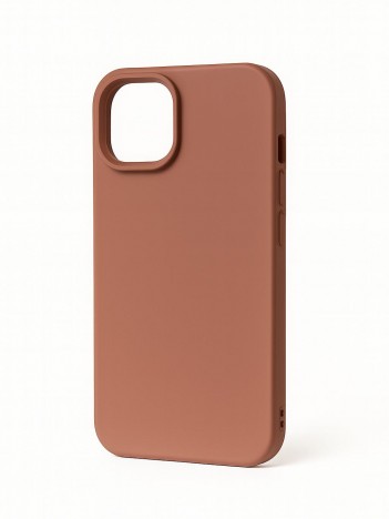 İPhone 15 Lansman Silikon Kılıf – Terracotta Kahverengi