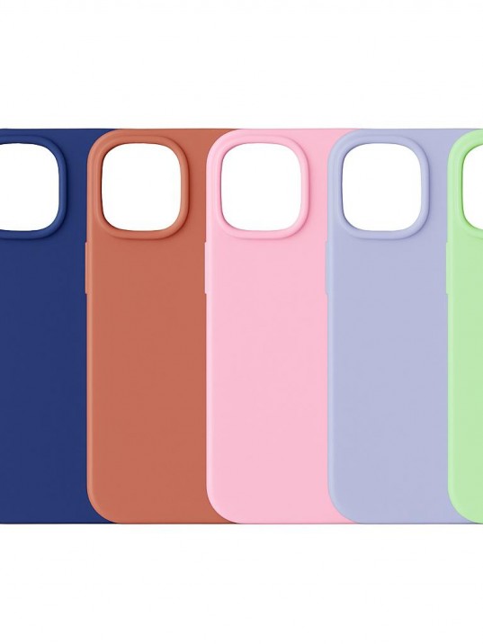 İPhone 15 Lansman Silikon Kılıf – Terracotta Kahverengi