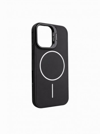 İPhone 16 Uyumlu Siyah MagSafe Standlı Kılıf
