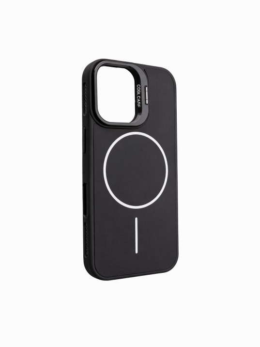 İPhone 16 Uyumlu Siyah MagSafe Standlı Kılıf