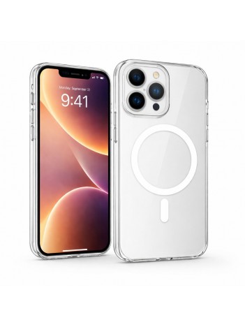 iPhone 15 Pro Max Uyumlu Sararmaz Şeffaf MagSafe Animasyonlu Kılıf