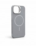 İPhone 13 / 14 Uyumlu Gri MagSafe Standlı Kılıf