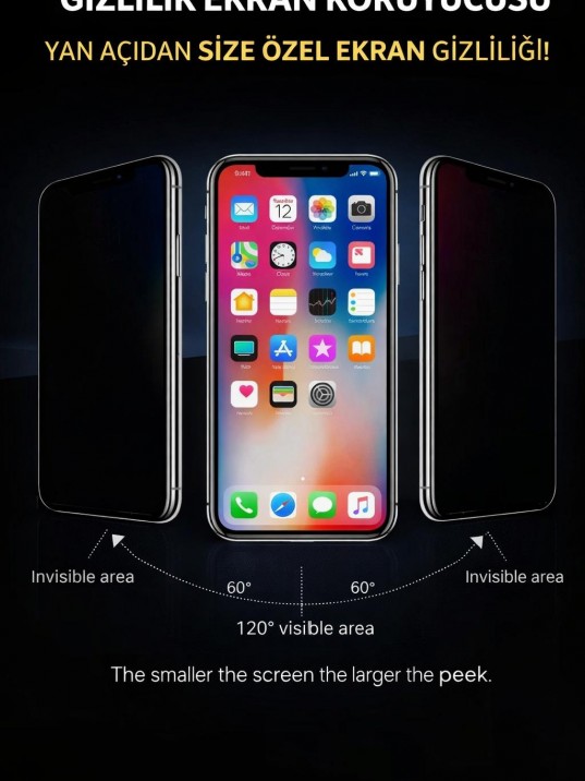 iPhone 11 Hayalet Cam Ekran Koruyucu 6D (360° Full Cover)