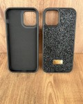 İPhone 12/12Pro Swarovski Siyah Taşlı Kılıf