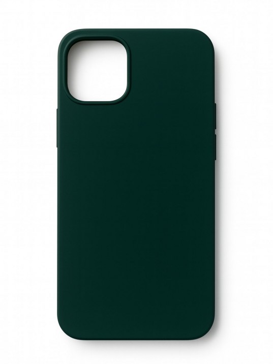 İPhone 13/14 Lansman Silikon Kılıf – Koyu Orman Yeşili (Forest Green)