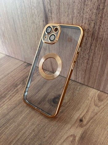 İPhone 13 Uyumlu Premium Gold Lens Korumalı Kılıf