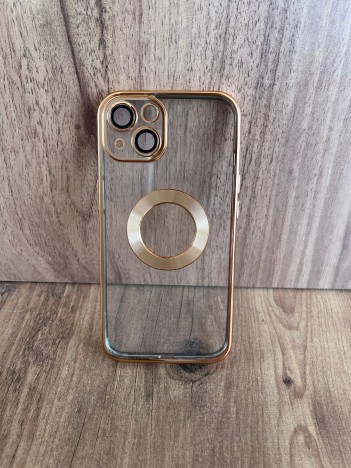 İPhone 13 Uyumlu Premium Gold Lens Korumalı Kılıf