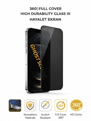 iPhone 11 Hayalet Cam Ekran Koruyucu 6D (360° Full Cover)