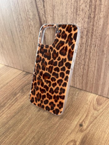 İPhone 13/14 Uyumlu Leopar Desenli Kılıf