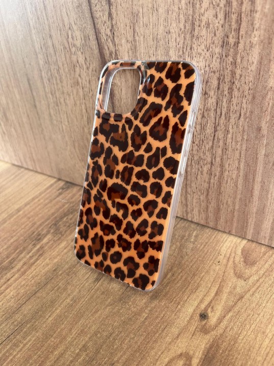 İPhone 13/14 Uyumlu Leopar Desenli Kılıf