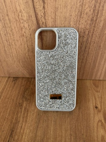 İPhone 13/14 Swarovski Silver Taşlı Kılıf