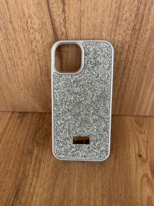 İPhone 13/14 Swarovski Silver Taşlı Kılıf
