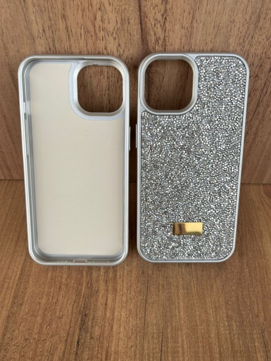 İPhone 13/14 Swarovski Silver Taşlı Kılıf