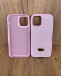 İPhone 12/12Pro Swarovski Pembe Taşlı Kılıf