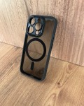 İPhone 15 Pro Uyumlu MagSafe Siyah Kılıf – Lens Korumalı