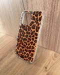 İPhone 15 Pro Uyumlu Leopar Desenli Kılıf