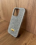 İPhone 15Pro Swarovski Silver Taşlı Kılıf