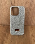 İPhone 15Pro Swarovski Silver Taşlı Kılıf