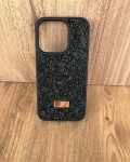 İPhone 15Pro Swarovski Siyah Taşlı Kılıf