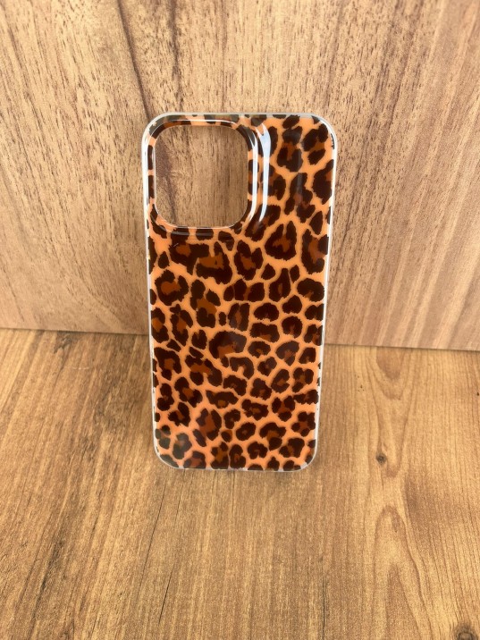 İPhone 16 Promax Uyumlu Leopar Desenli Kılıf