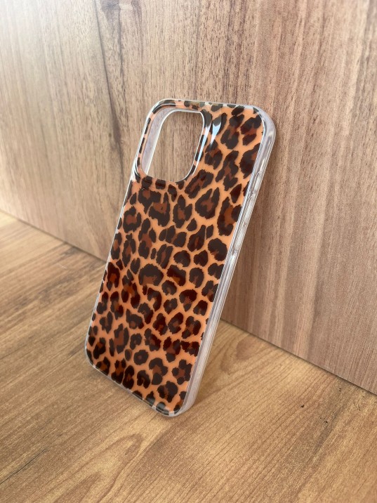 İPhone 16 Promax Uyumlu Leopar Desenli Kılıf