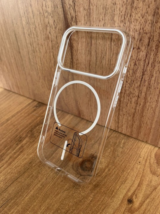 İPhone 17 Promax Uyumlu Şeffaf MagSafe Kılıf – Sararma Karşıtı, Ultra İnce